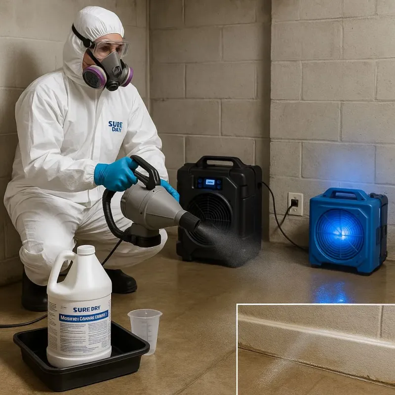 Sanitization and Odor Removal process in Ware, MA