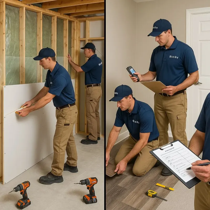 Repairs and Reconstruction process in Ware, MA
