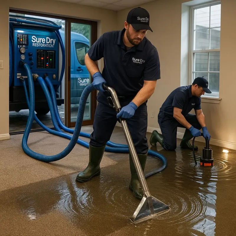 Water Extraction and Removal process in Ware, MA